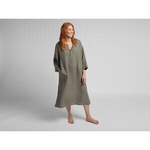 Parachute Womens Moss Linen House Dress Size Medium NWT